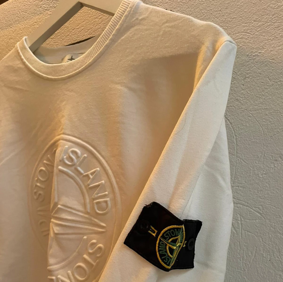 Vit sweatshirt från Stone Island - 2
