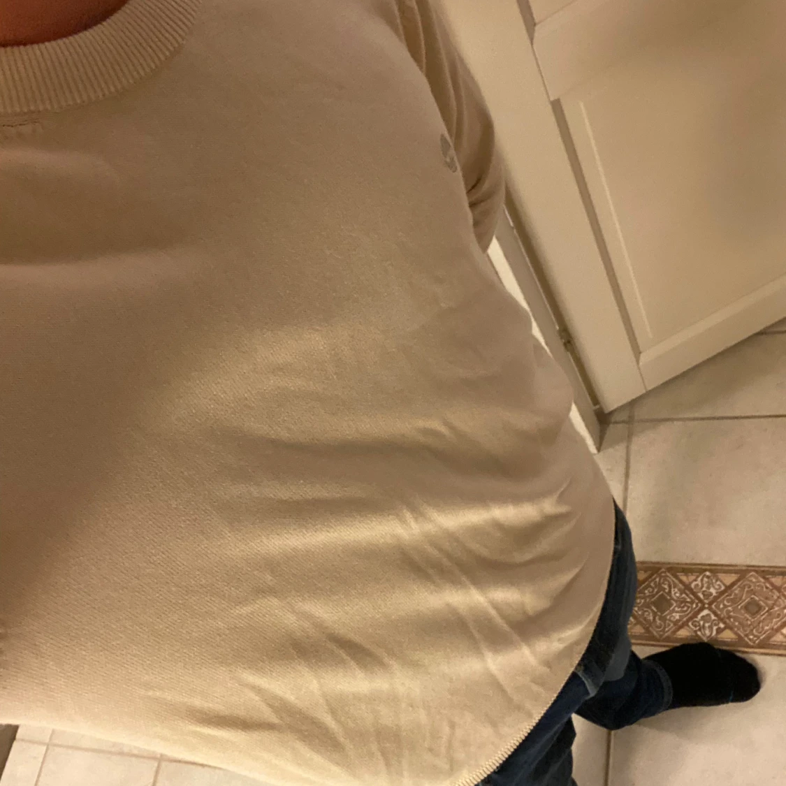 Beige bomullströja från Timberland - 2