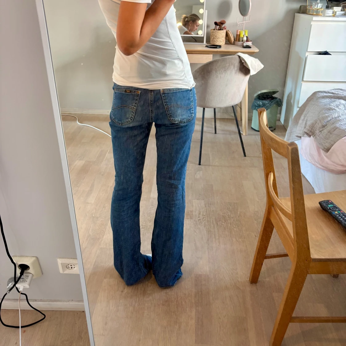 Lågmidjade bootcut jeans från lee - 1
