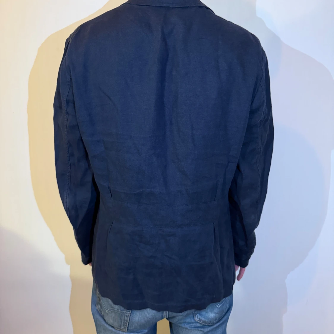 Mörkblå overshirt från Massimo Dutti - 2