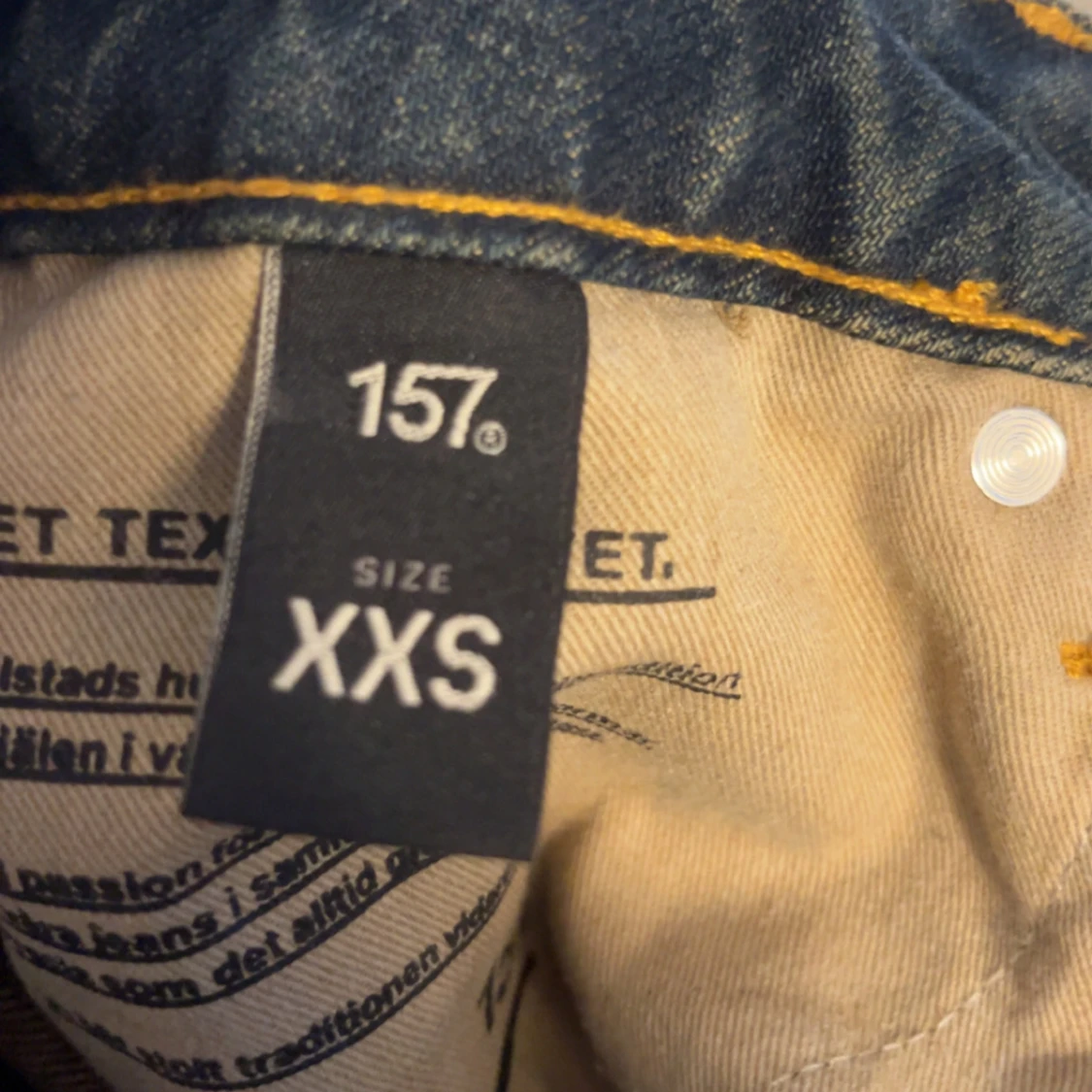 Lager 157 mörkblå jeans XXS - 3