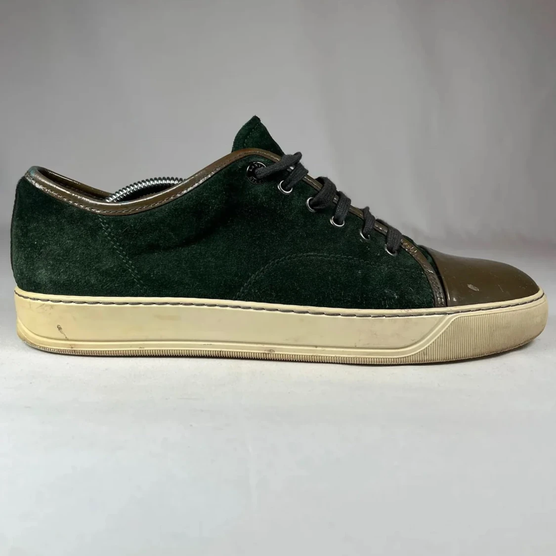 LANVIN DBB1 gröna mockasneakers - 2