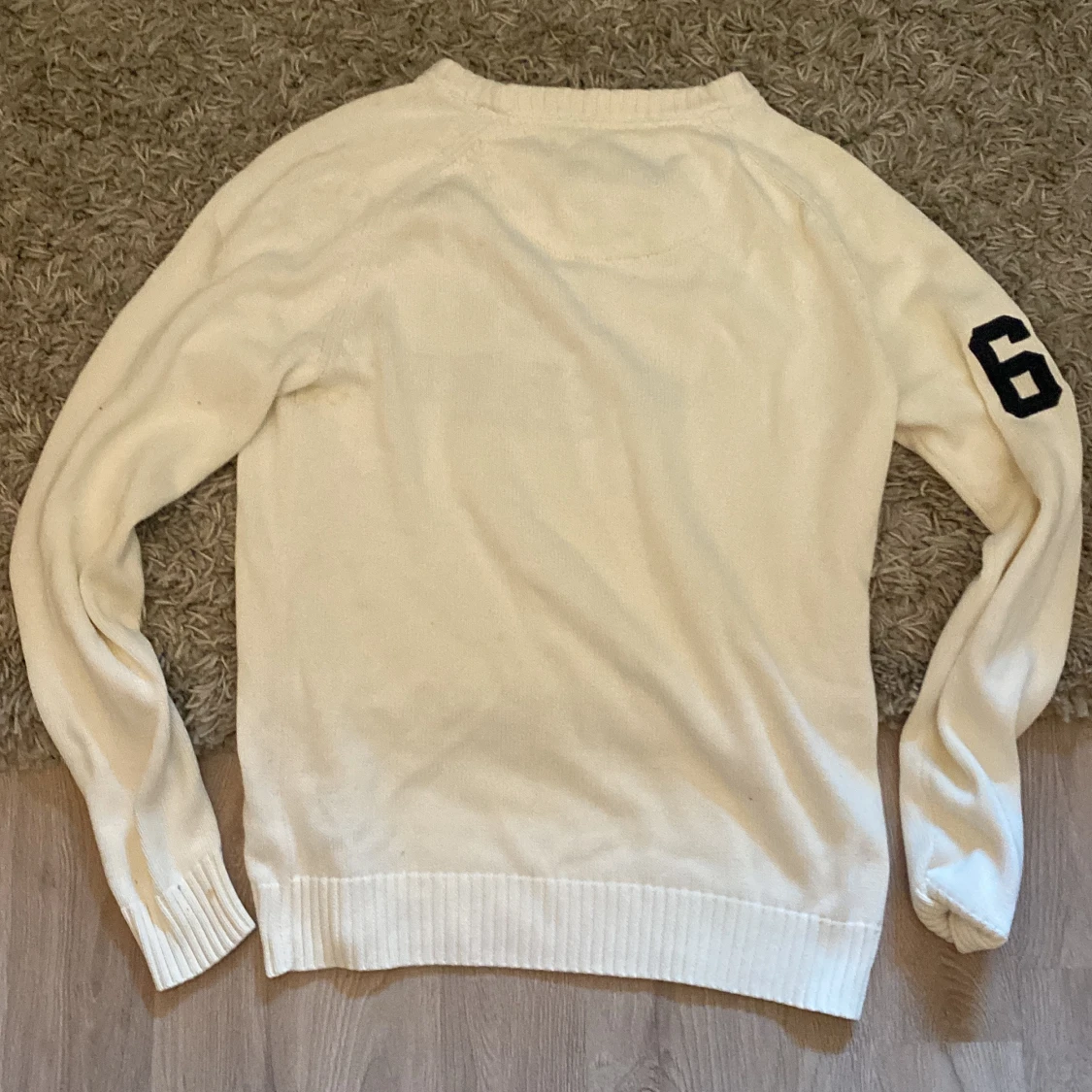 Vit stickad tröja från Morris - 2