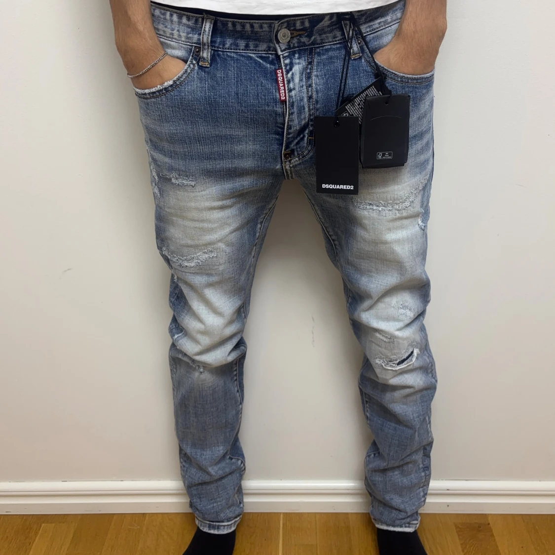 Dsquared2 Jeans Ljusblåa med fade 