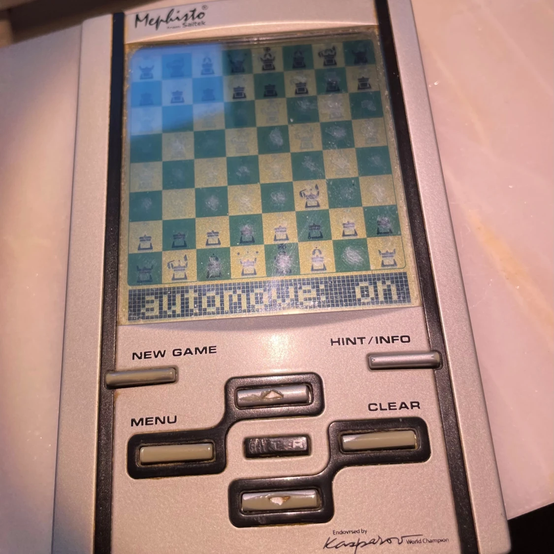 Mephisto Travel Chess Computer by Saitek mm. - 2