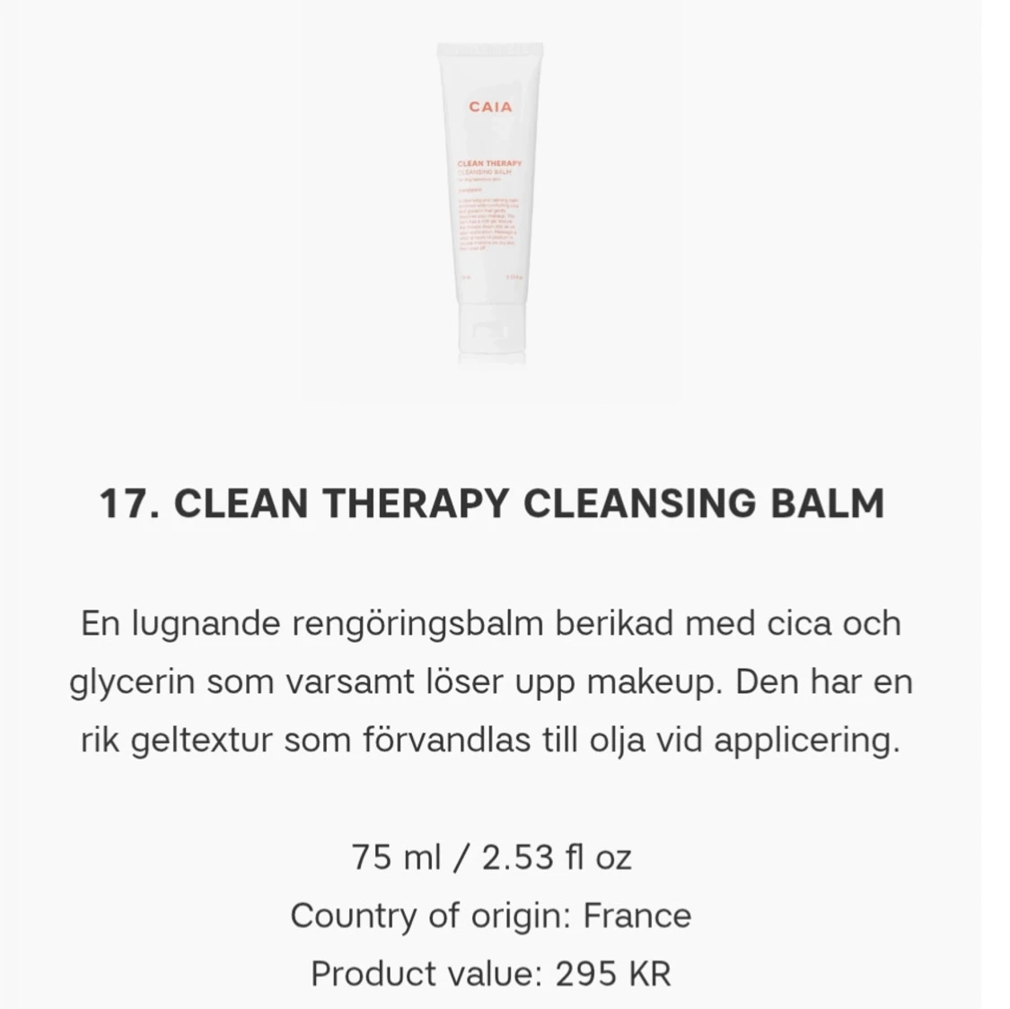 Caia clean therapy Cleansing balm - 3