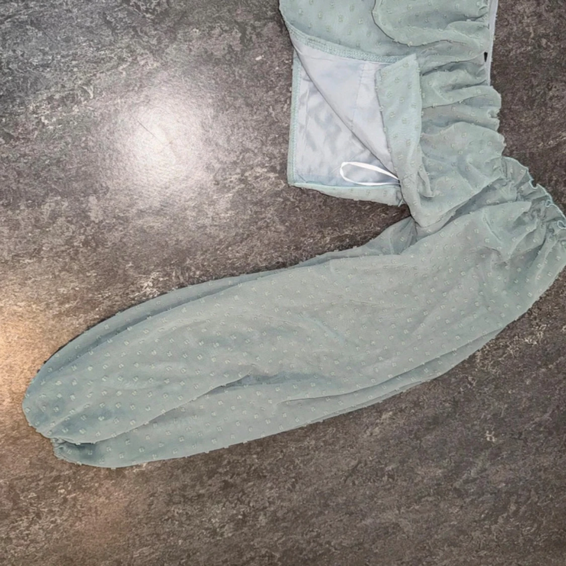 Ljusblå bolerotopp från SHEIN - 1