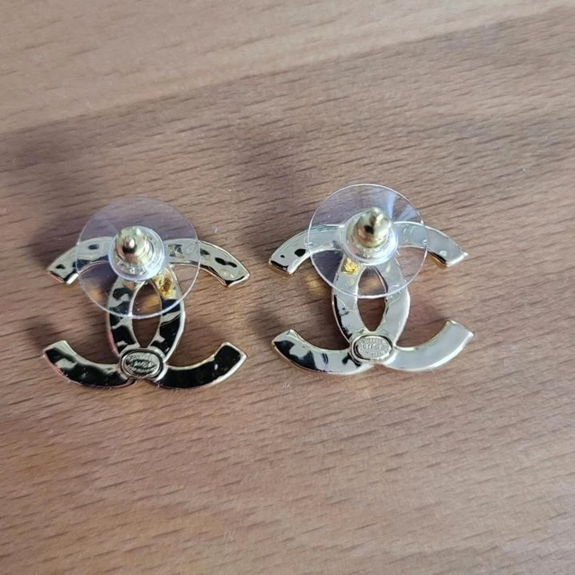 Chanel örhängen med strass - 4