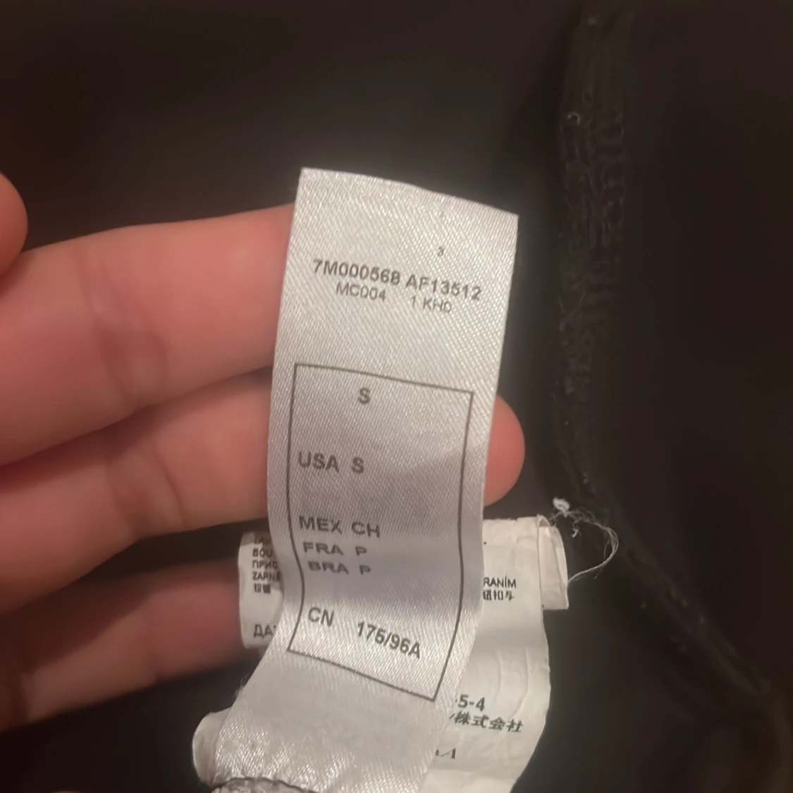 Svart EA7 Emporio Armani hoodie S - 3