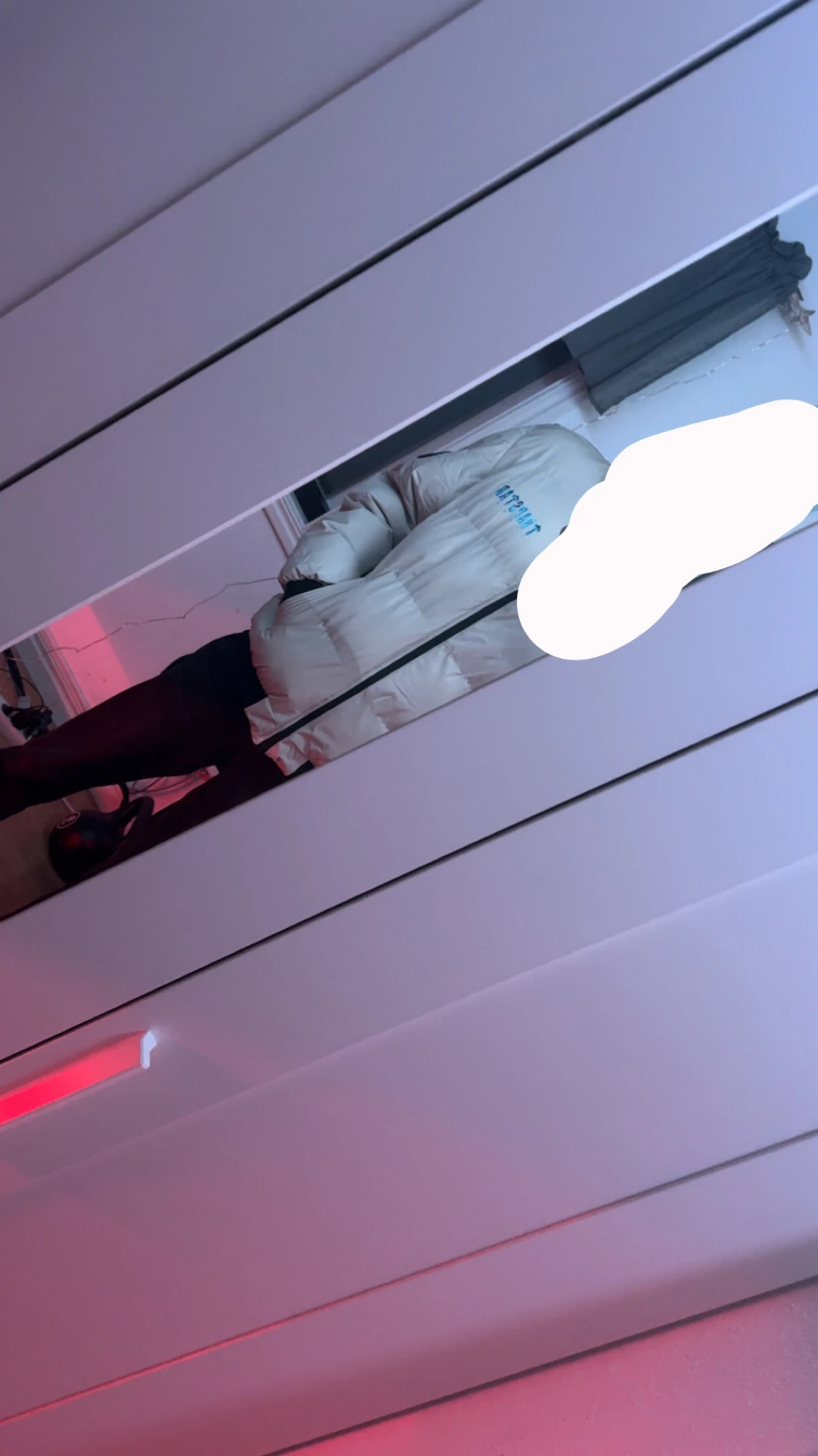 Vit pufferjacka från Trapstar