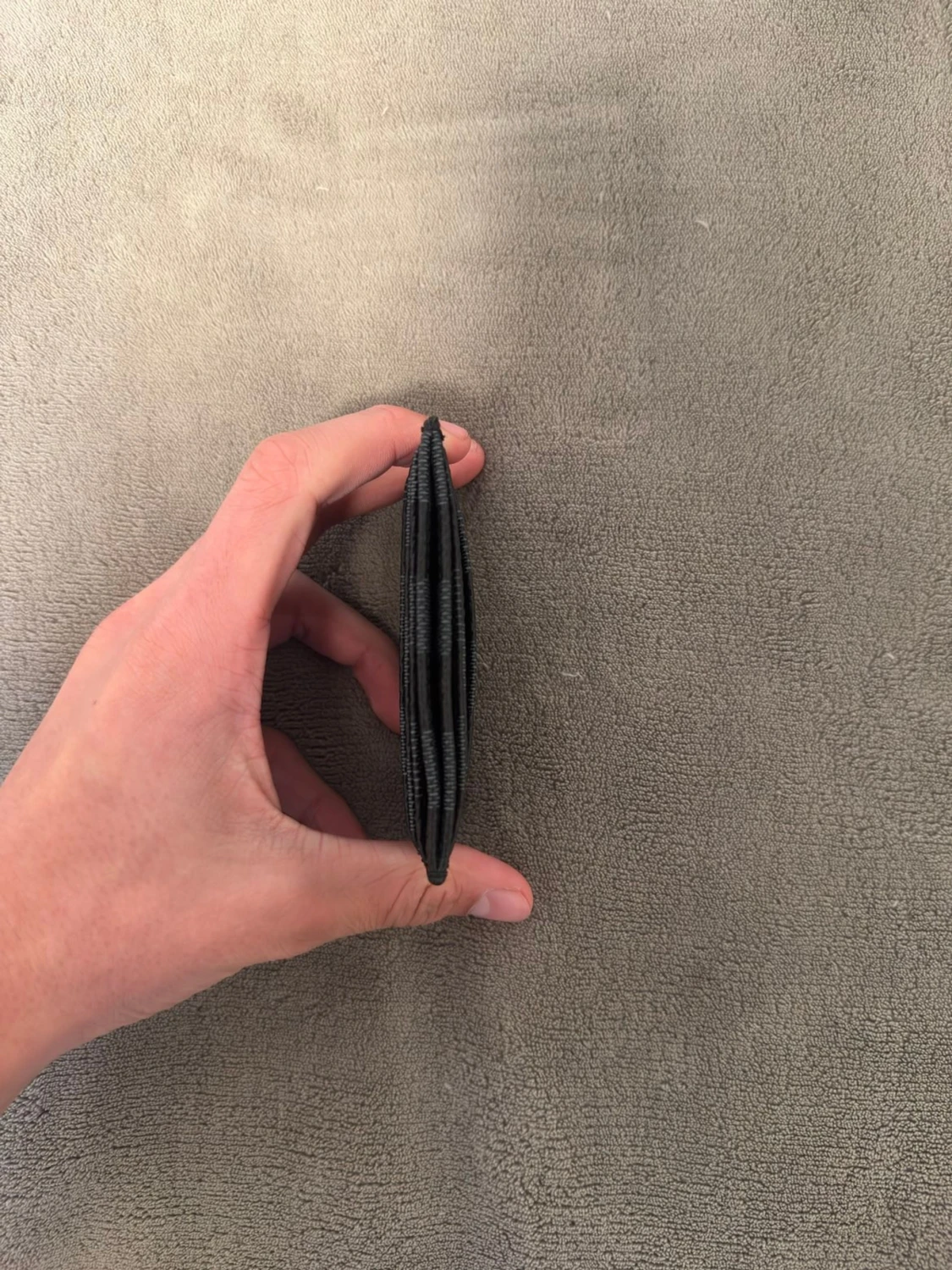 Svart rutig korthållare - 1