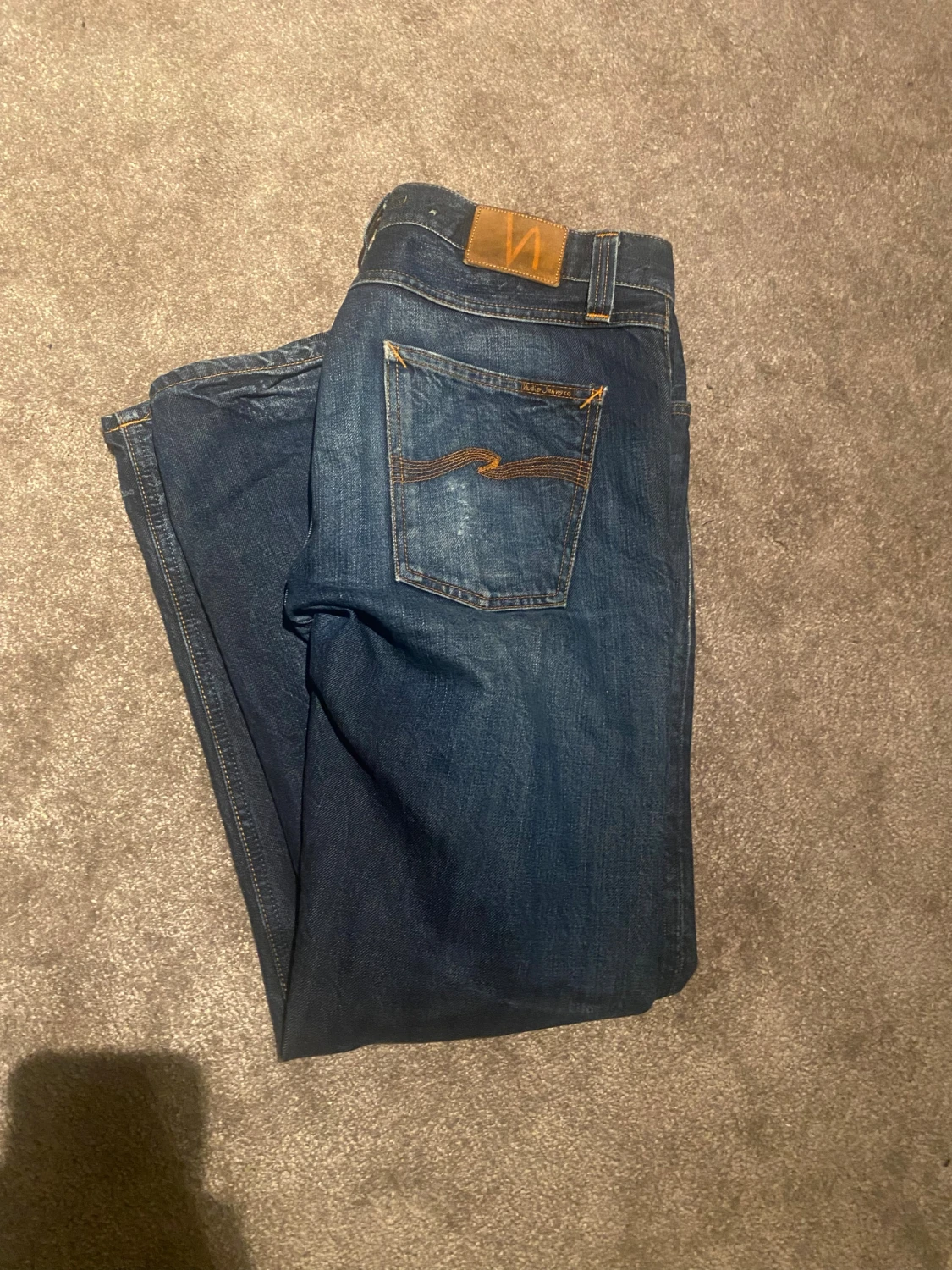 Nudie Jeans Sharp Bengt blå jeans