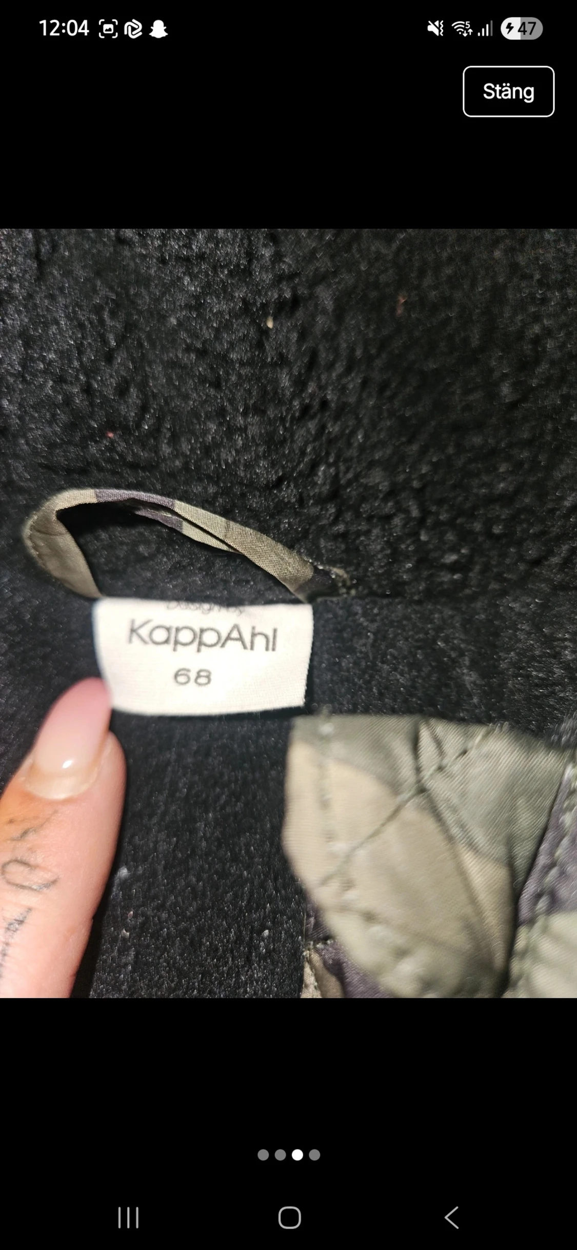 Camouflage overall från KappAhl stl 68 - 2