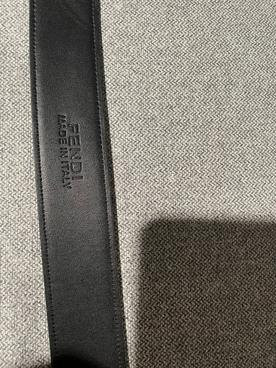 Fendi bälte i skinn med FF-logga - 3