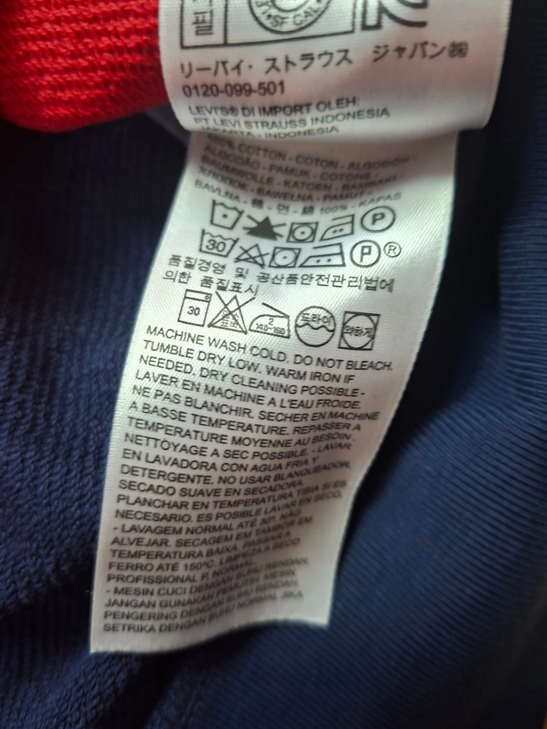 Levi's färgstark sweatshirt L - 4
