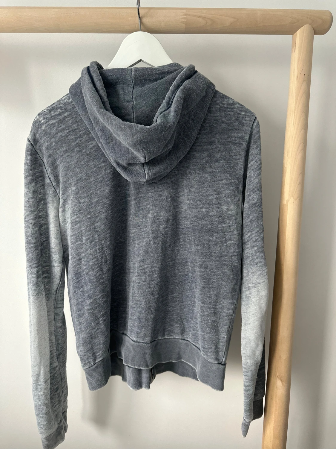 Grå hoodie Abercrombie & Fitch - 1