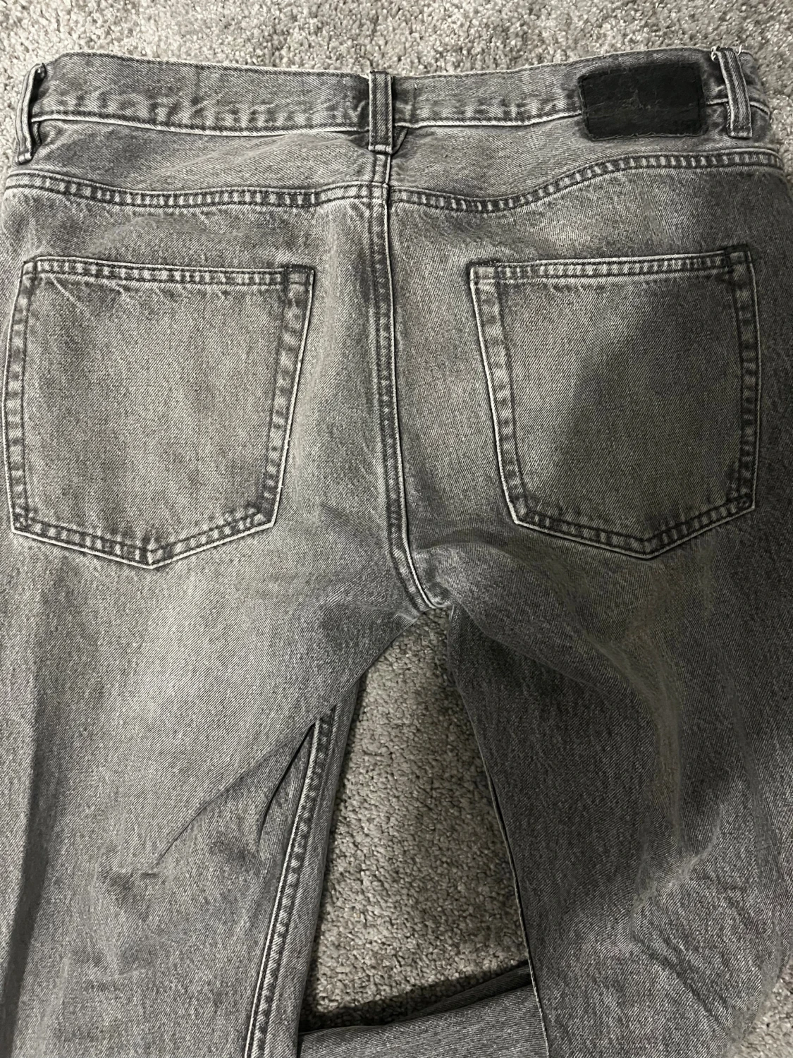 Grå jeans från 157, straight fit - 1