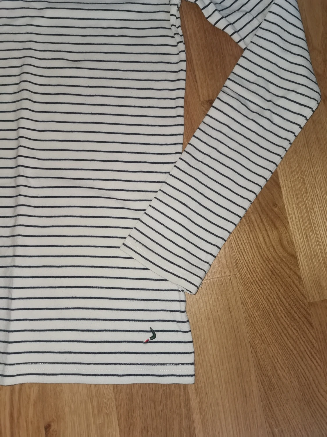 Jättefin långärmad randig tröja Vit/svart från Boomerang, storlek XS - 3