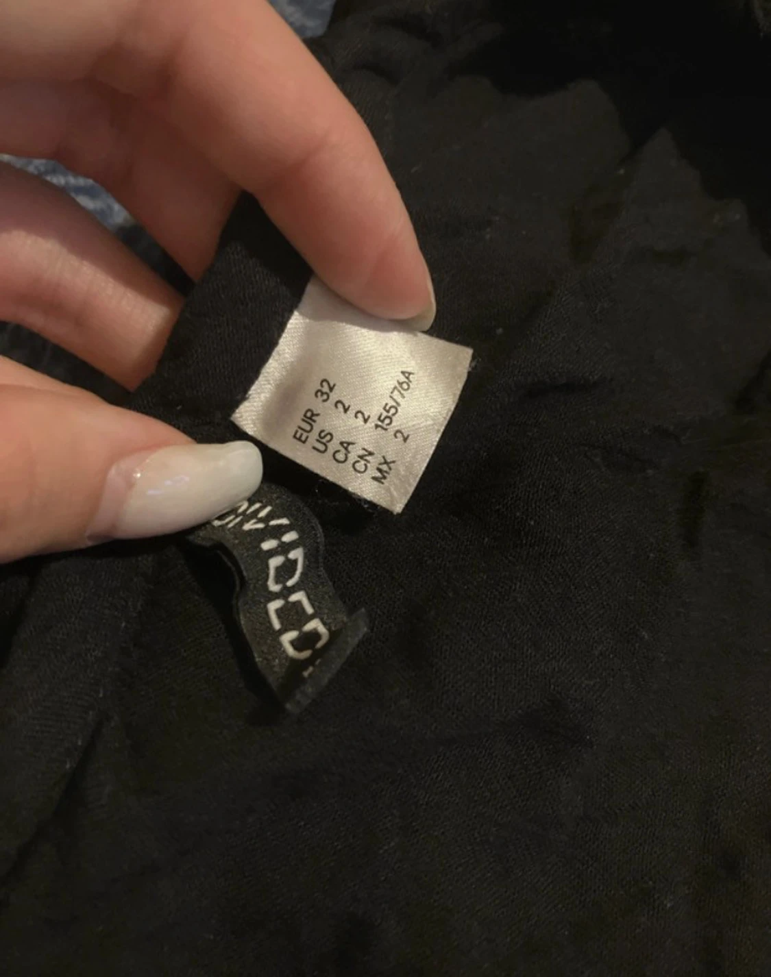 Svart bolerotopp med snörning från H&M - 2