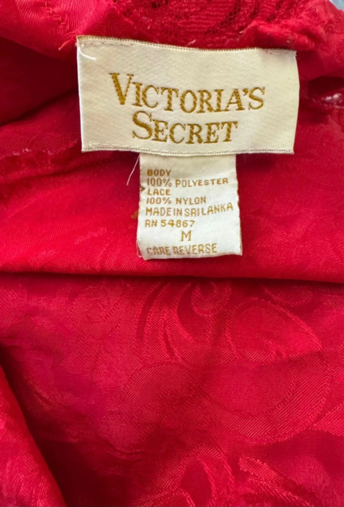 Röd spetsklänning från Victoria's Secret - 2