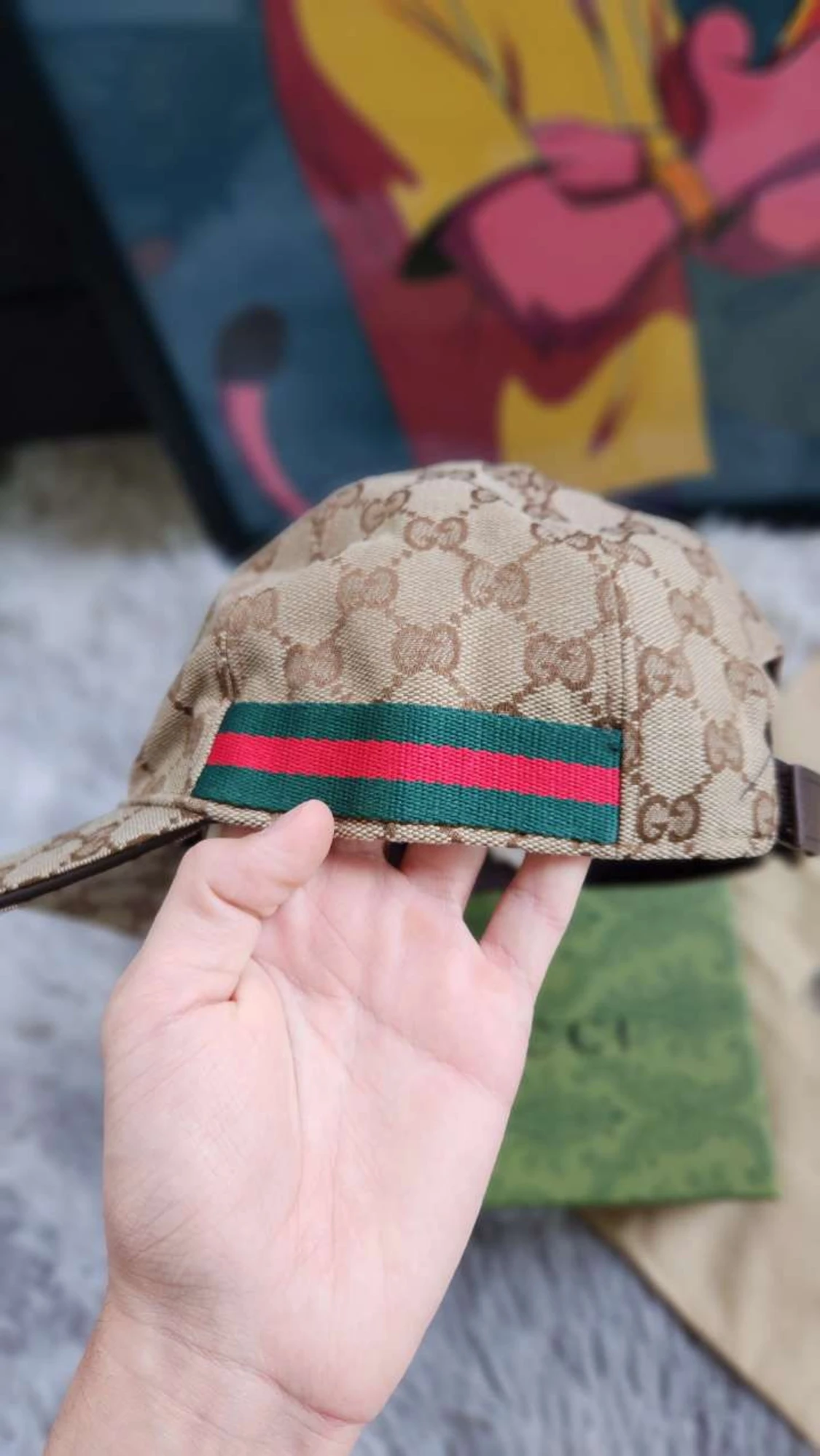 Keps med GG-mönster - 1