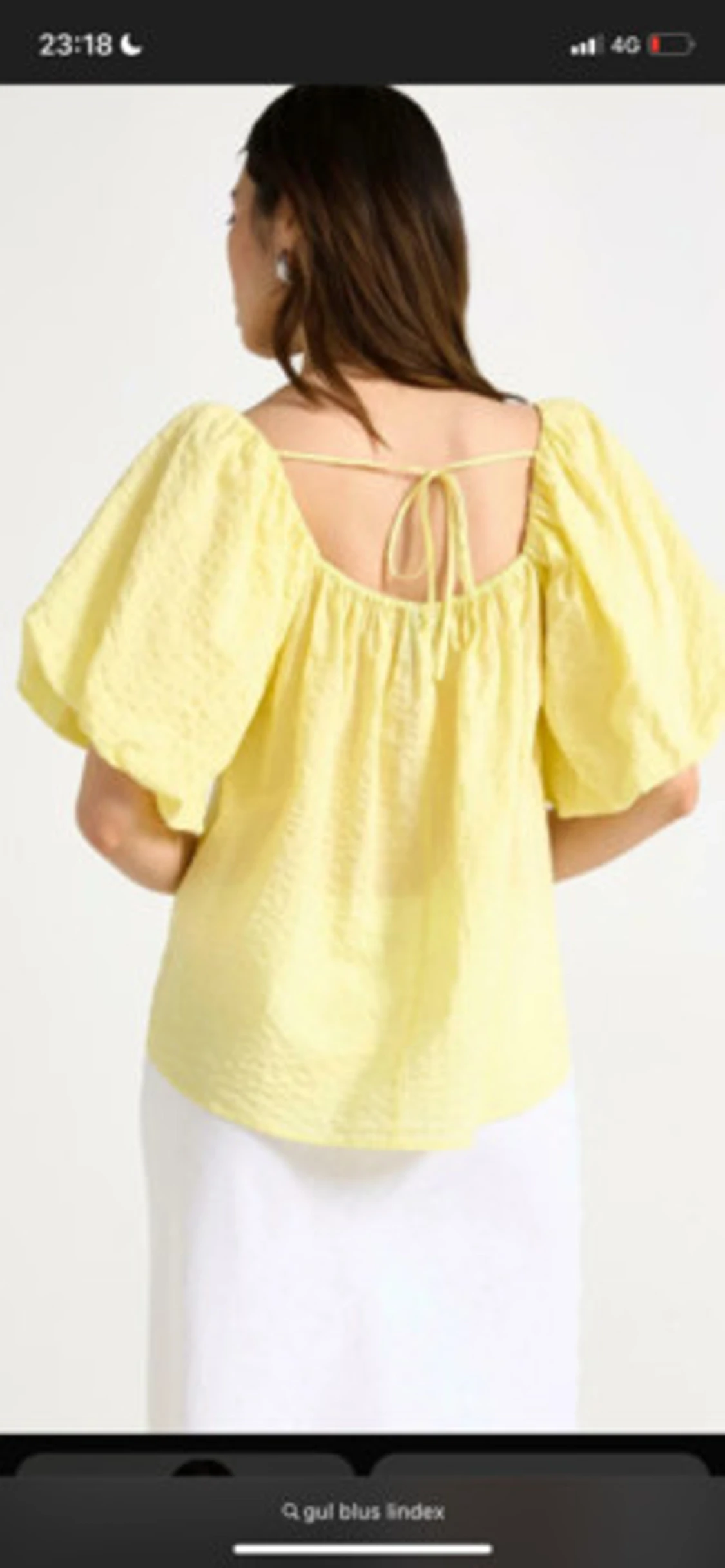 Ljusgul blus - 2