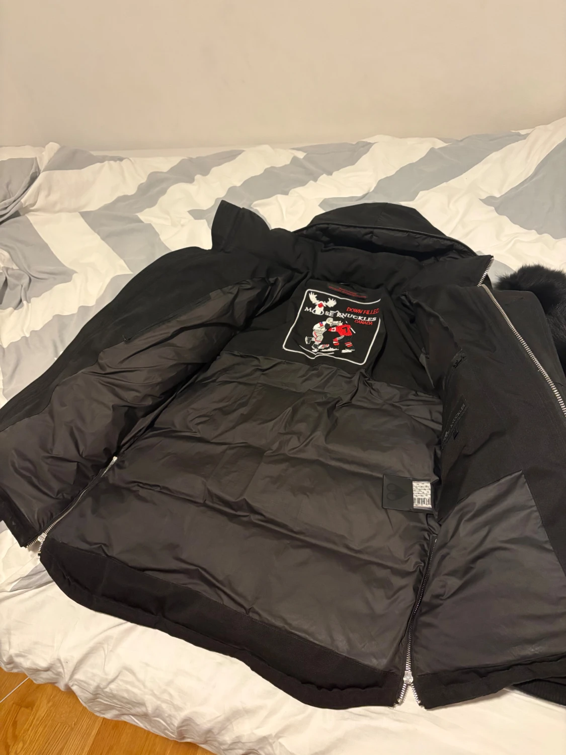 Svart Moose Knuckles Vinterjacka - 2