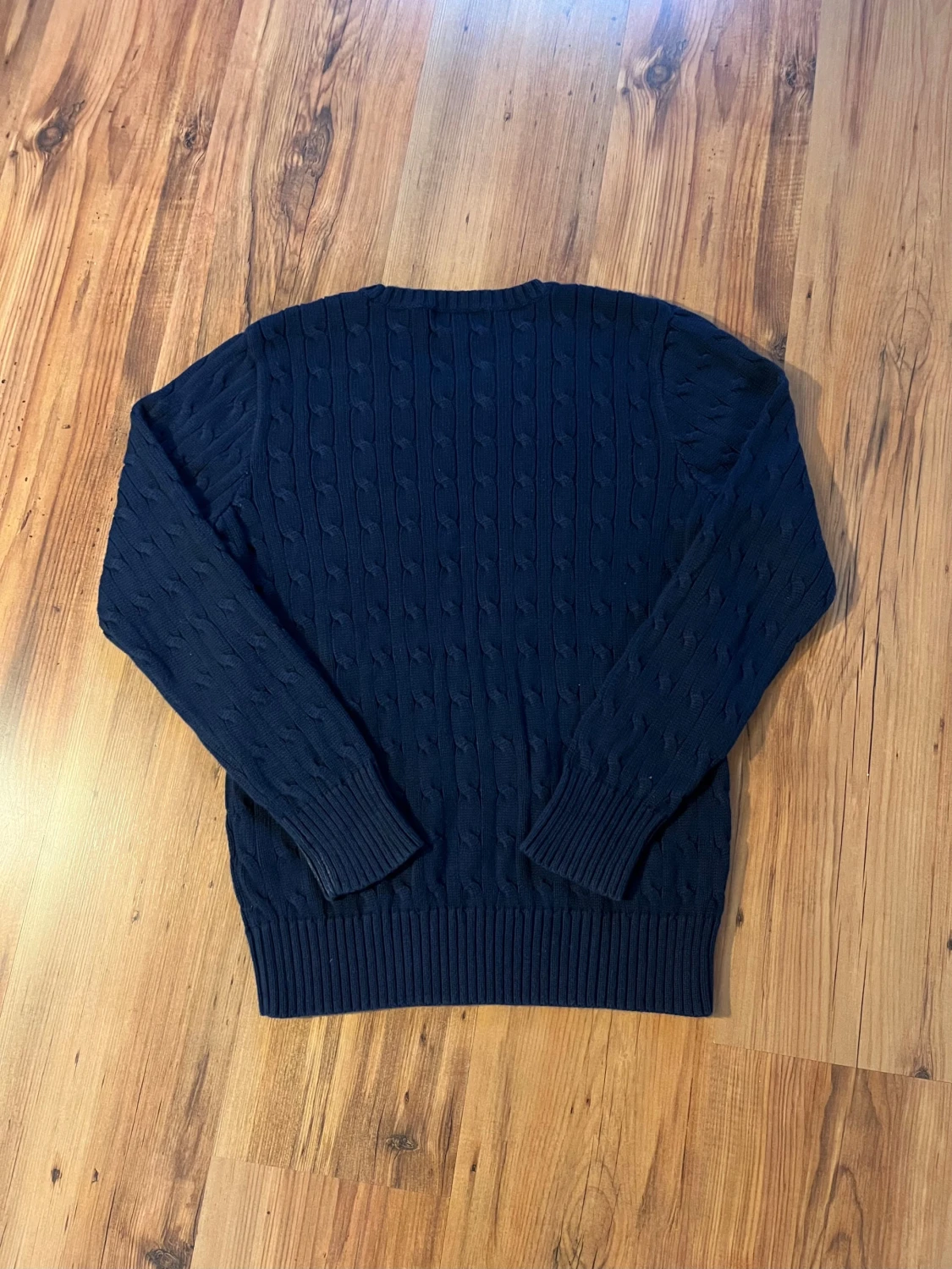 Mörkblå stickad tröja Polo Ralph Lauren - 1