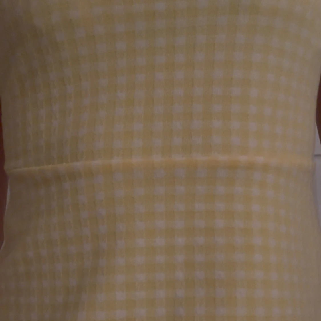 Gul rutig linnetopp från H&M Divided - 1