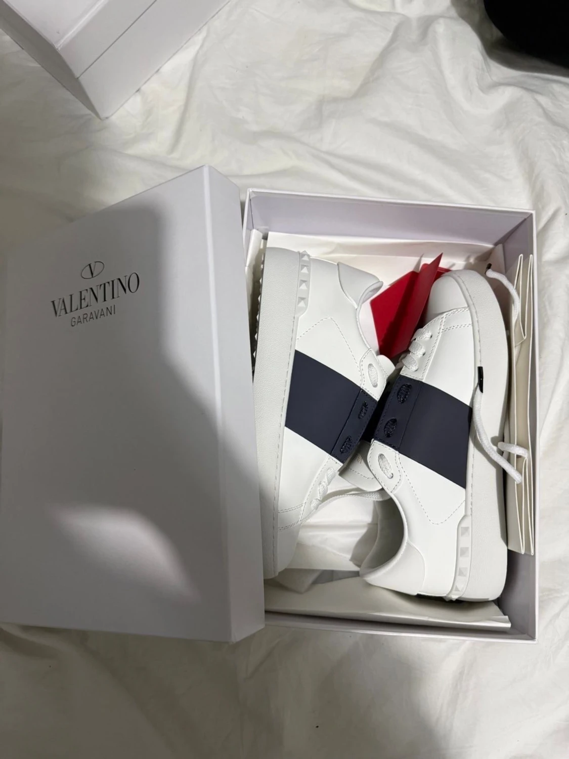 Valentino Garavani Open sneakers vit/blå