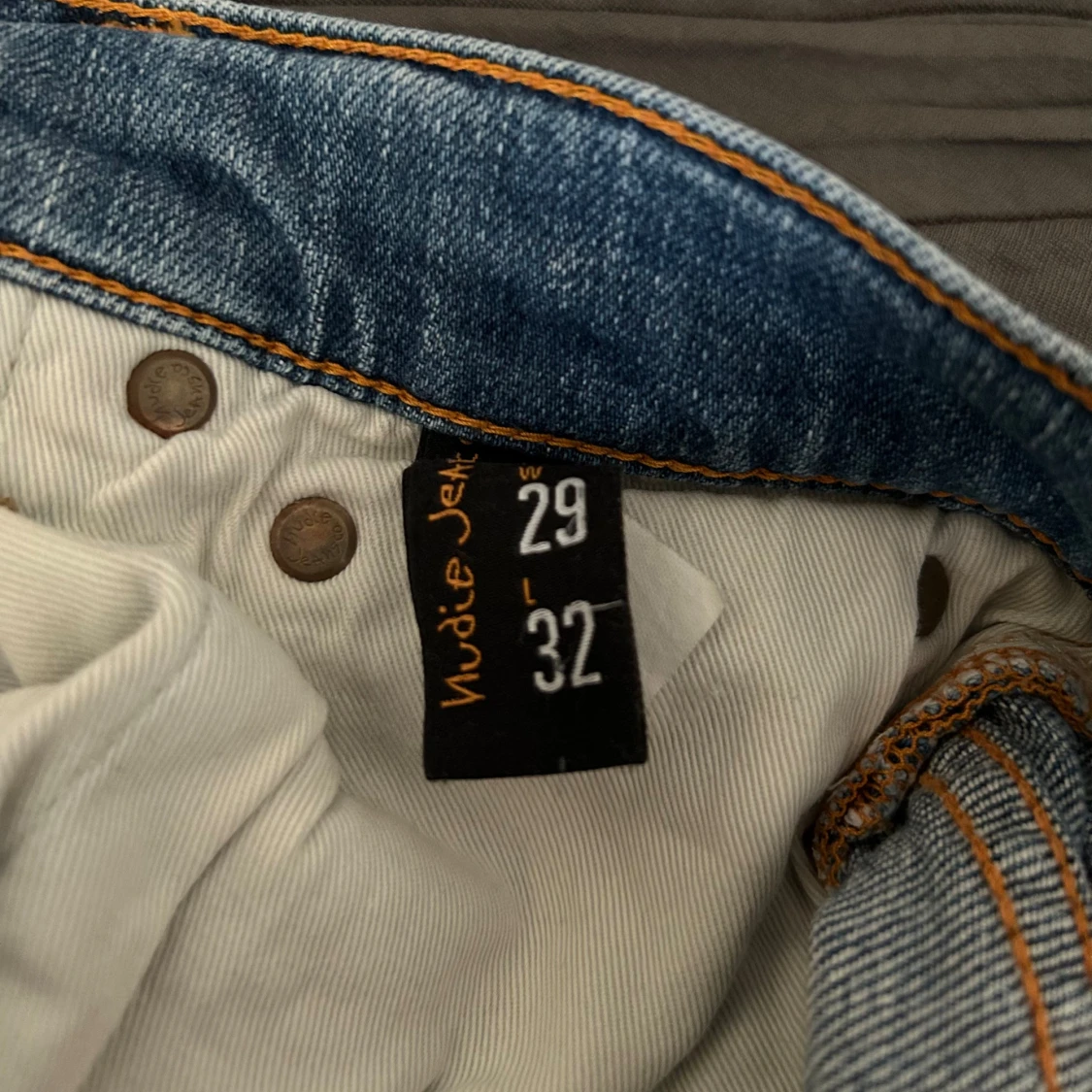 Ljusblå Nudie Grim Tims - 93