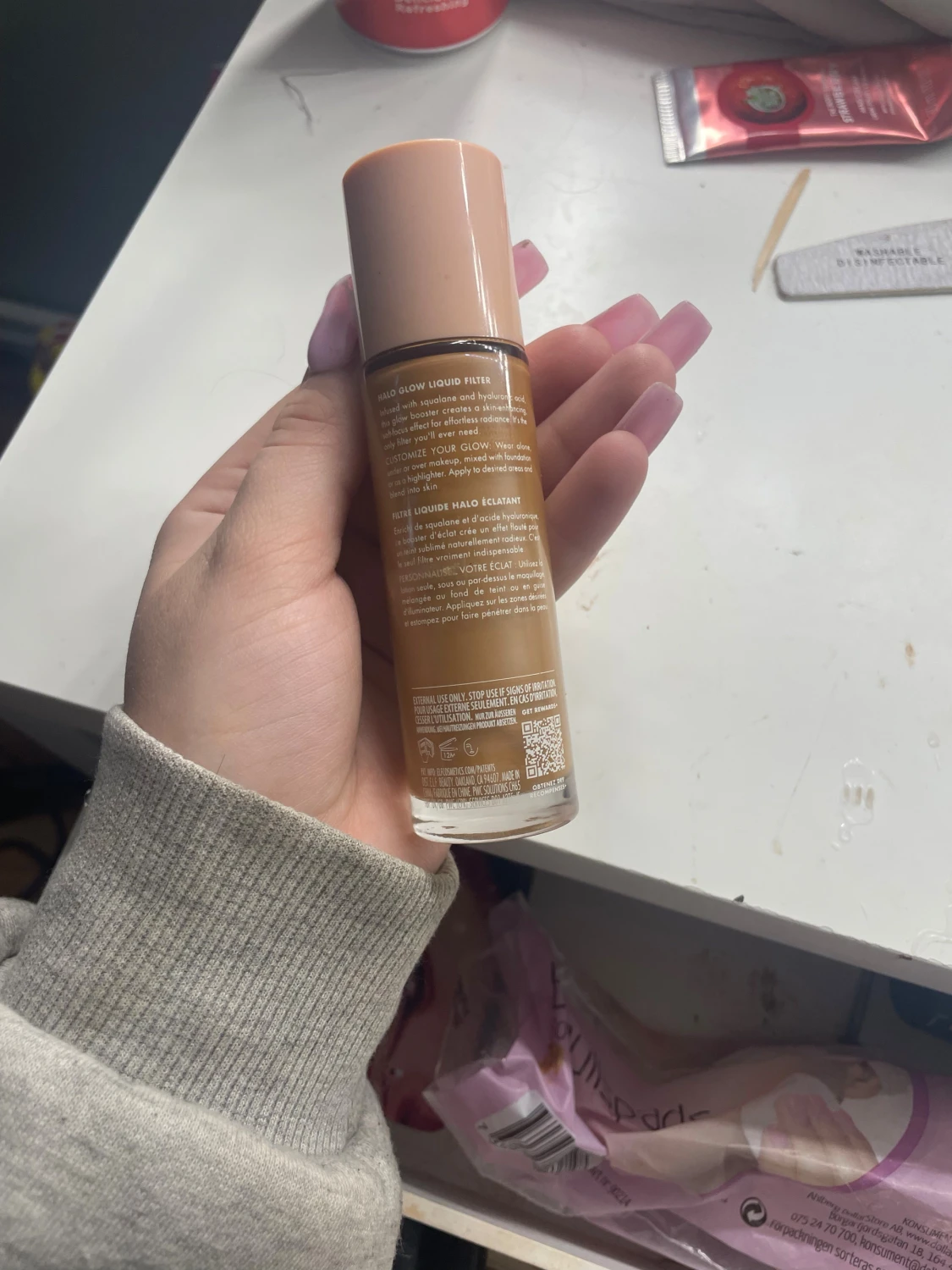 e.l.f. Halo Glow Liquid Filter Medium/Tan - 2