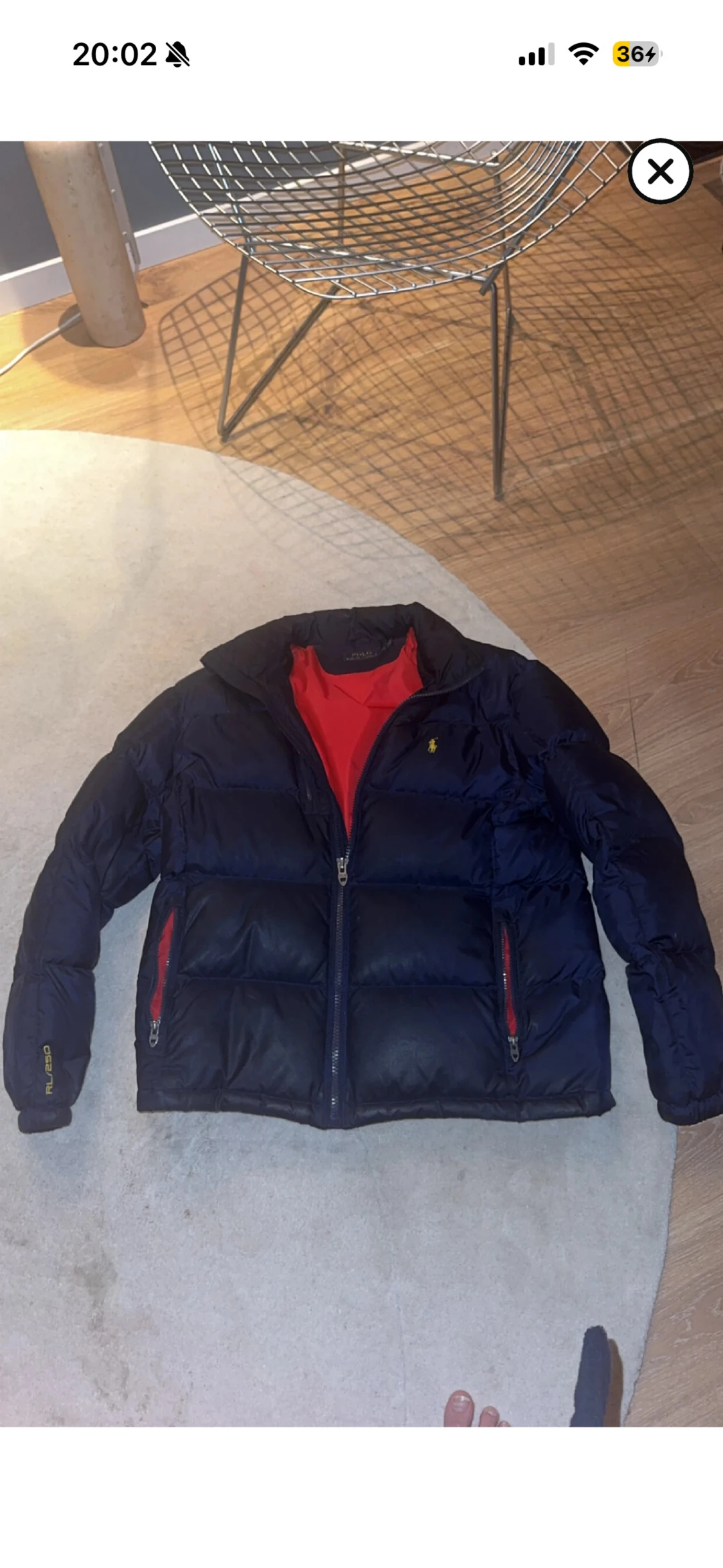 Mörkblå pufferjacka från Polo Ralph Lauren - 1