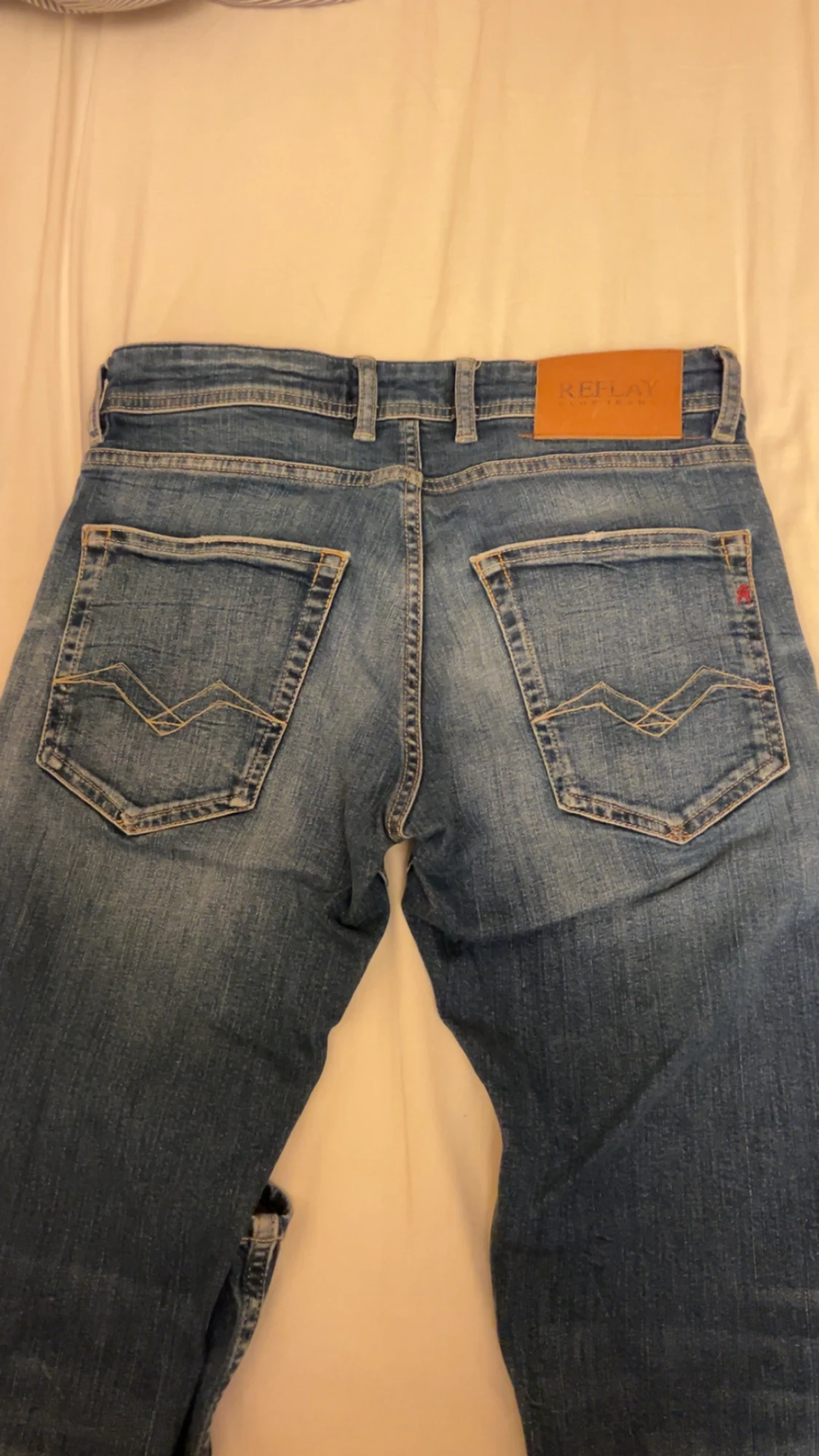 Replay Grover straight jeans blå - 2