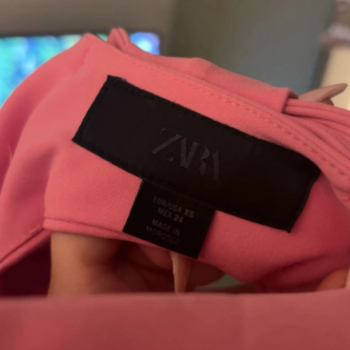 Rosa topp med rosett från Zara - 2