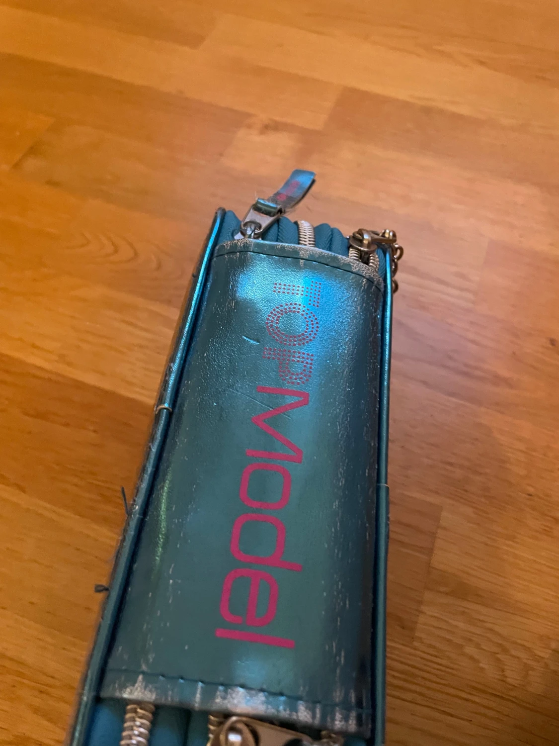 Blå glittrig plånbok TopModel - 1