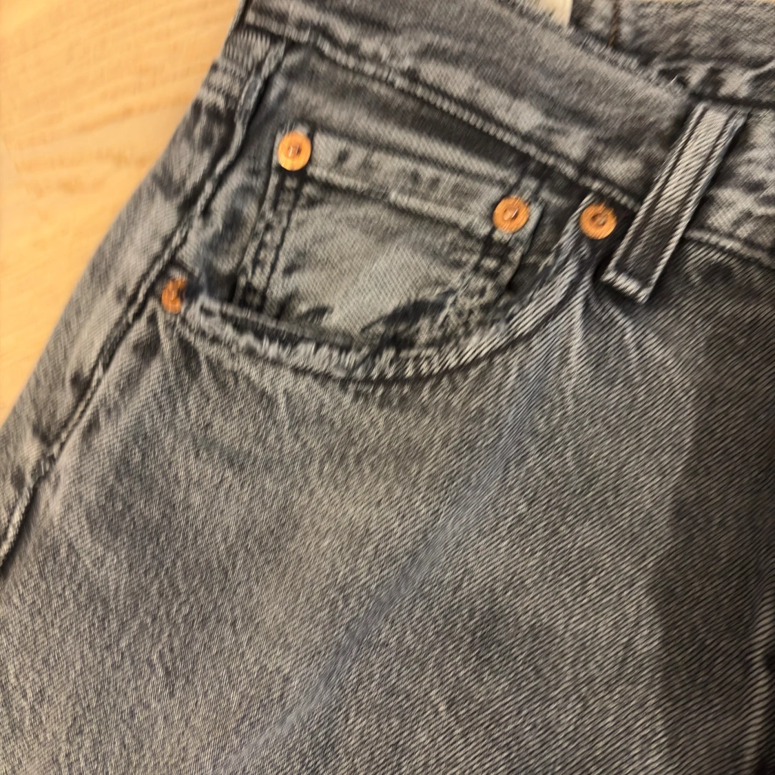 Levi’s 501 – Straight svarta jeans - 5