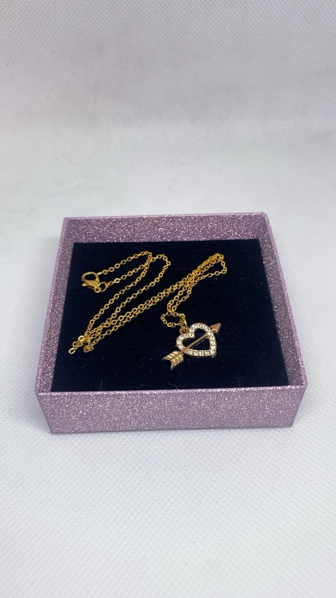 Arrow through heart necklace💘 - 1