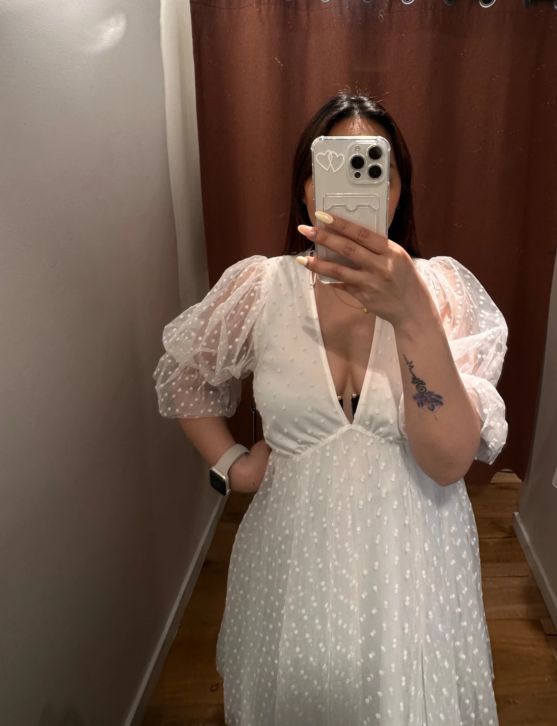 Vit Dress från Gina Tricot