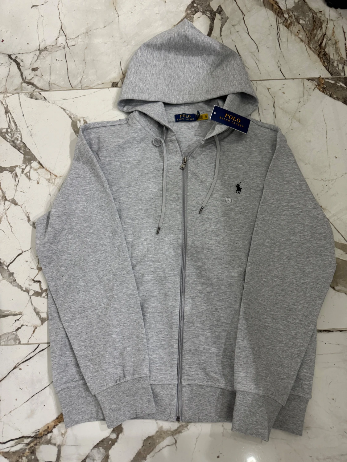 Grå hoodie från Polo Ralph Lauren