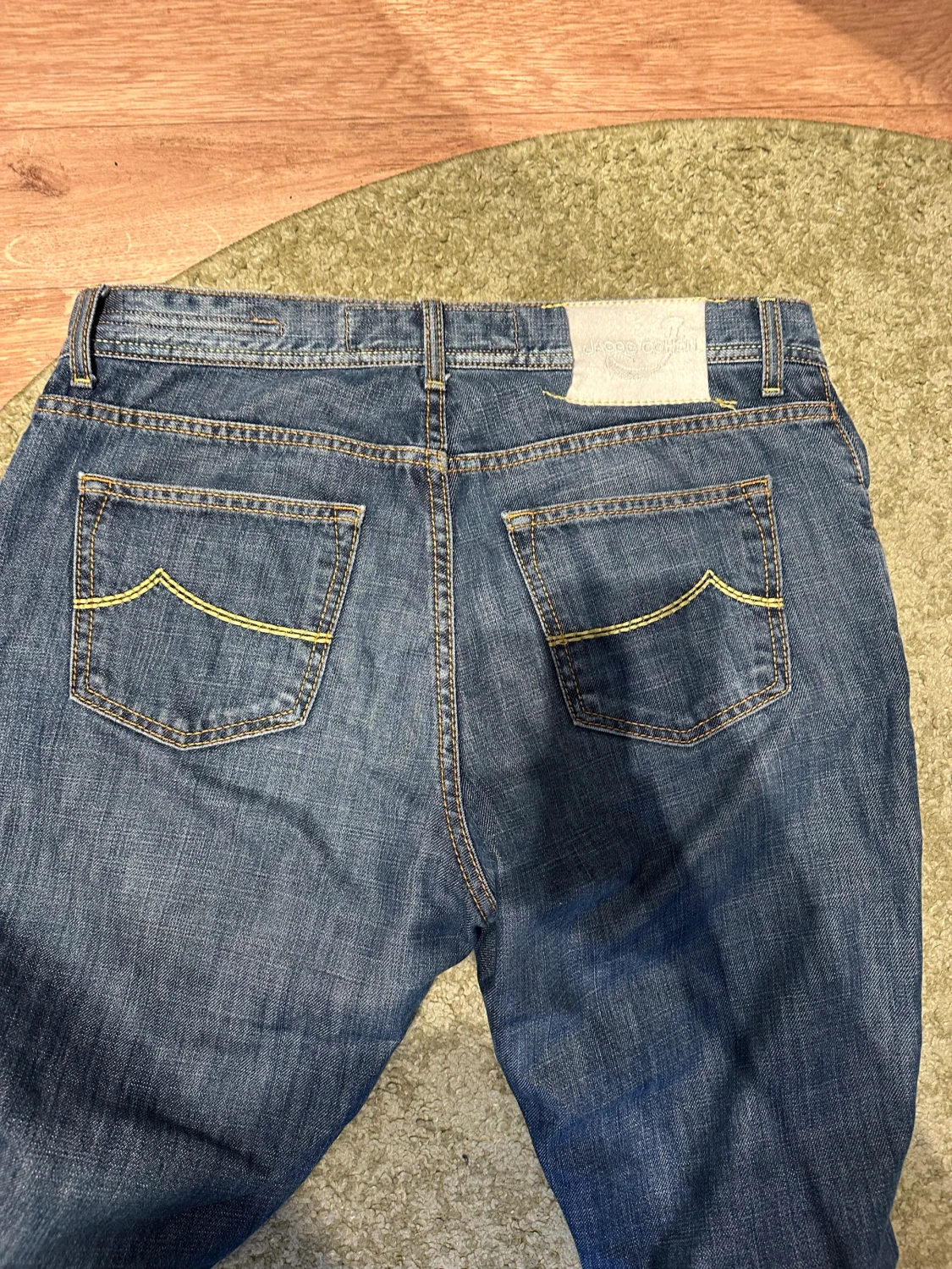 Jacob Cohen blå jeans straight fit - 4