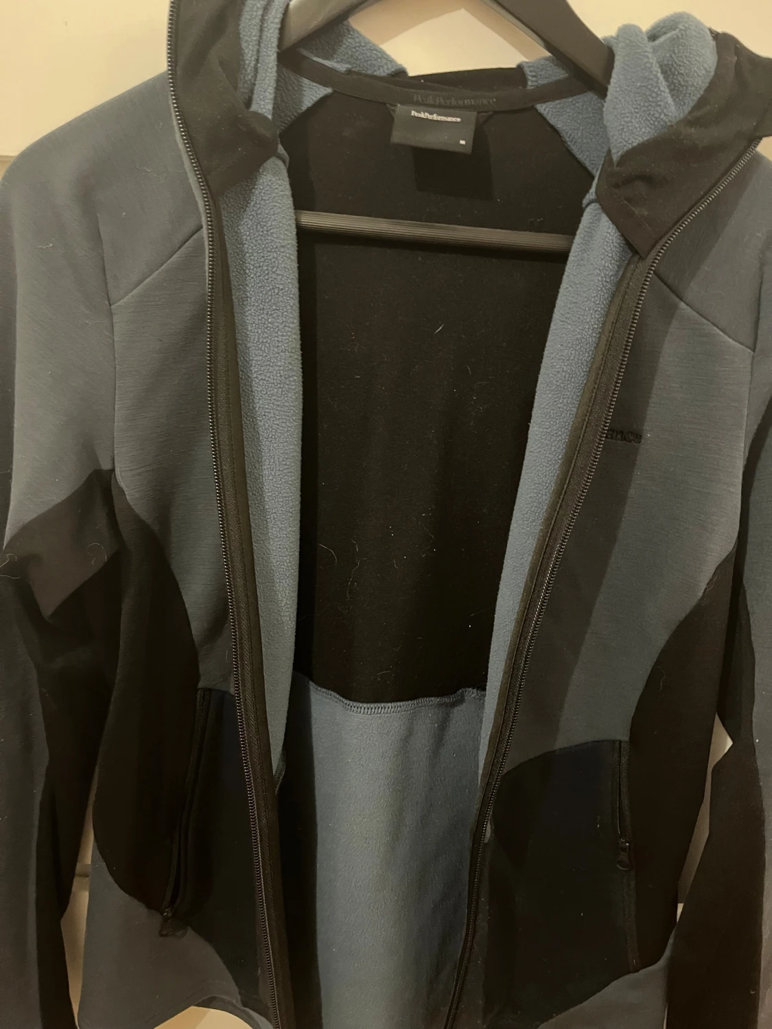 Peak Performance blå fleecejacka - 2