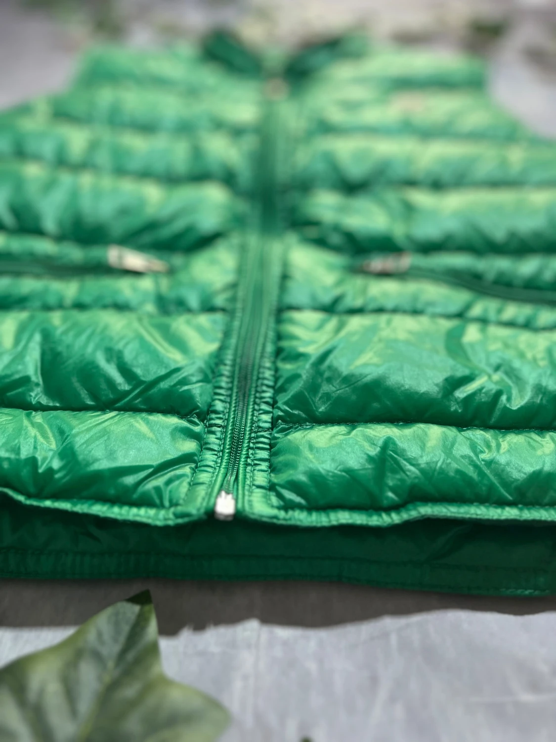 Moncler Gui Väst i Grön Storlek S (Grischelino Västen) [ÄKTA] - 4