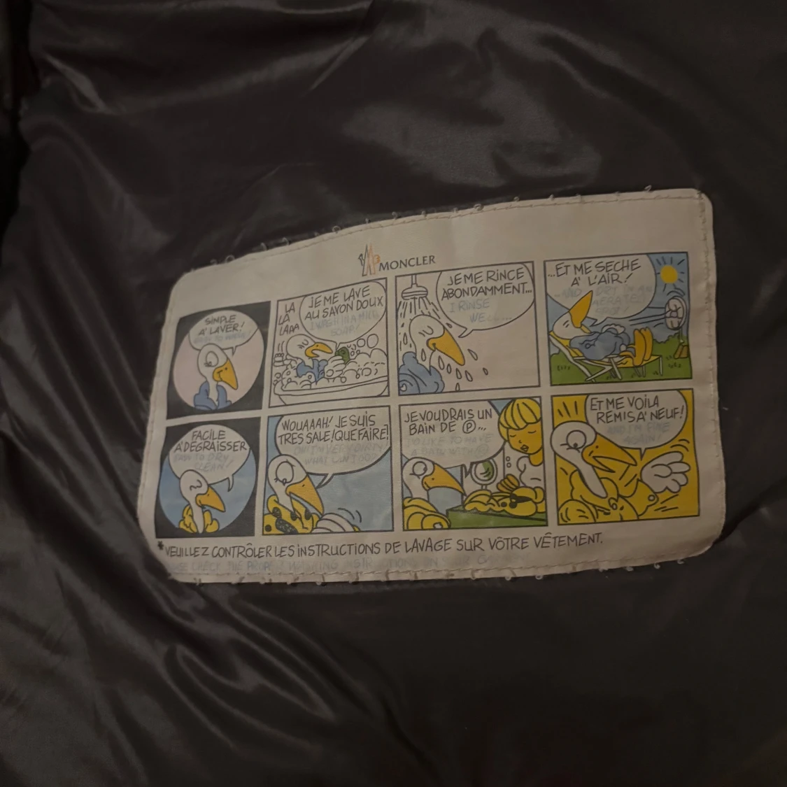 Svart Moncler Maya pufferjacka  - 3