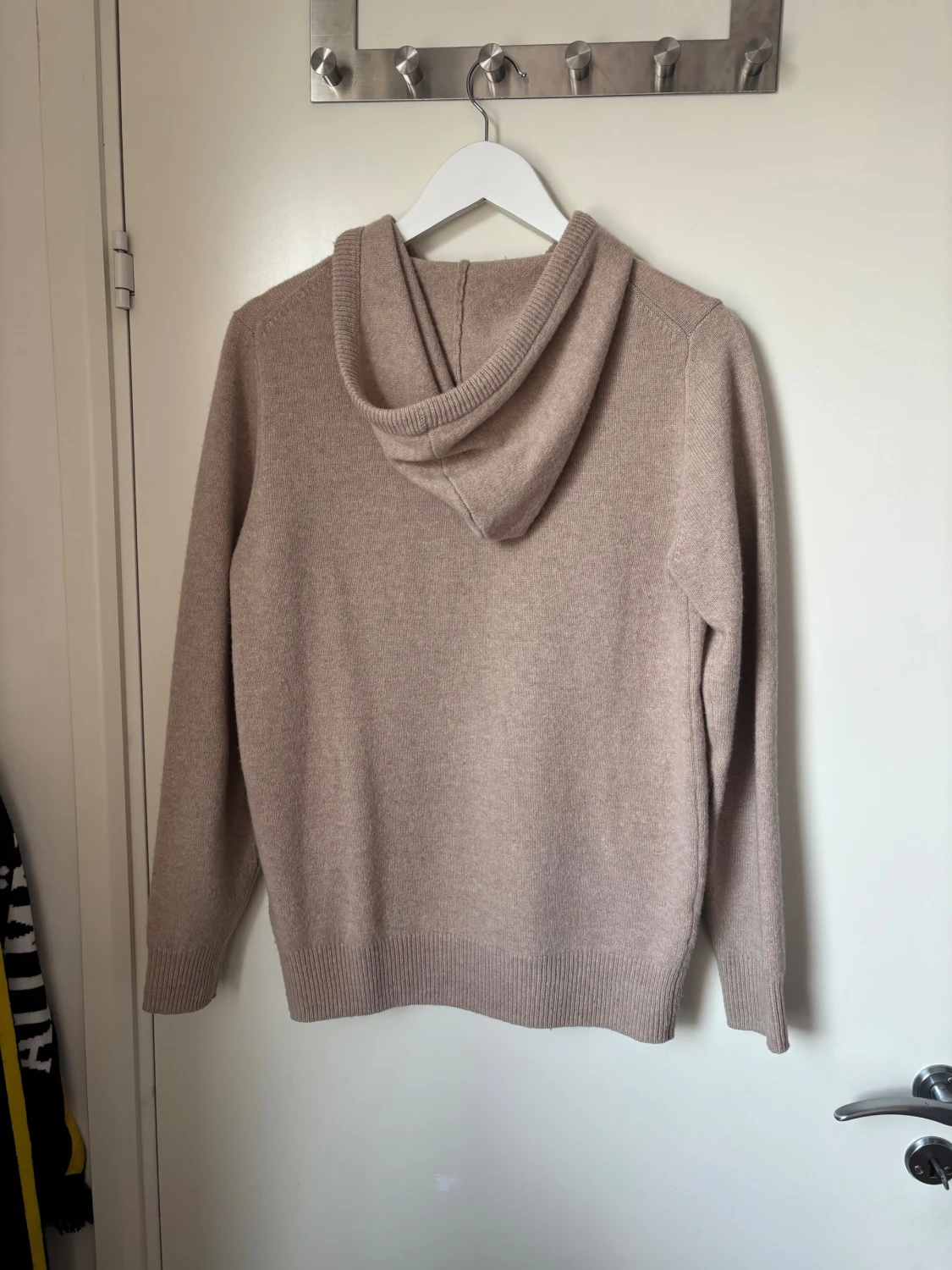 Beige stickad hoodie från MC2 Saint Barth - 1