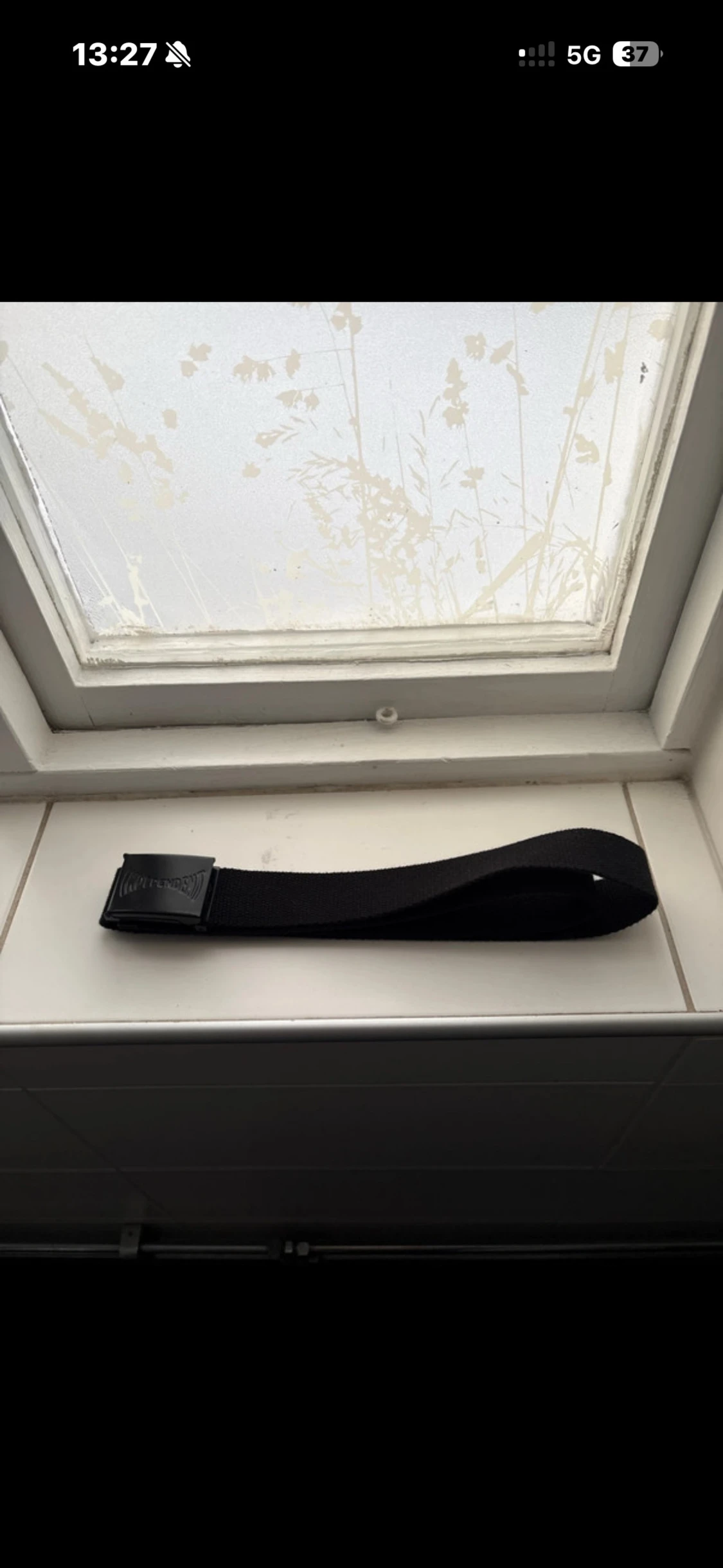 Svart Independent tygbälte