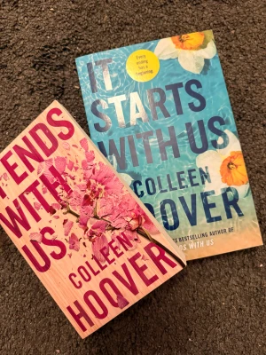 It Ends With Us & It Starts With Us - It starts with us är lite större än It ends with us!! Båda på engelska.