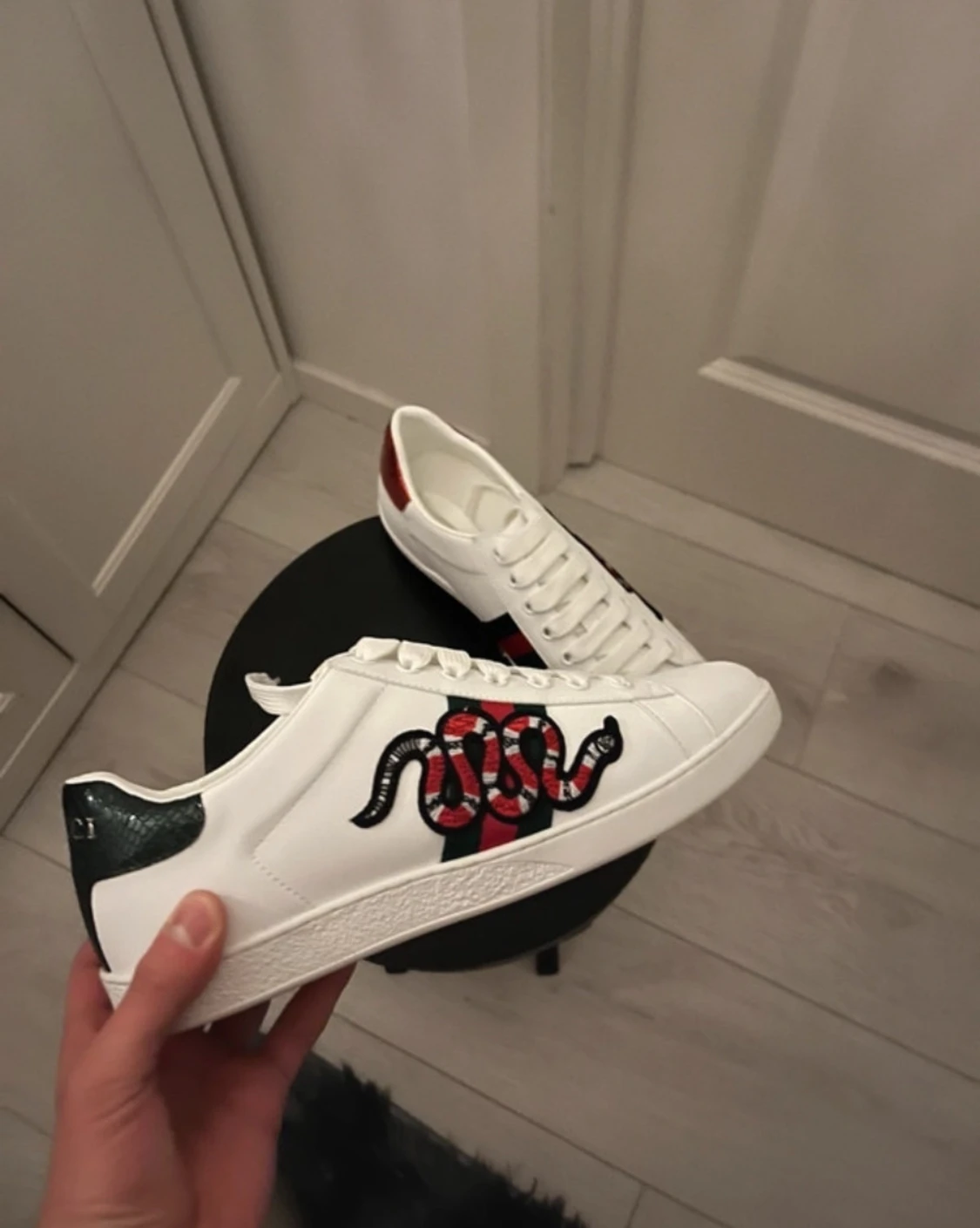 Gucci Ace sneakers med orm