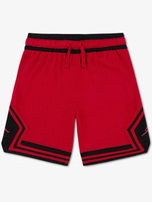 Röda Jordan shorts - Snygga träningsshorts från Jordan med svart kant och röd Jumpman-logga på benen. Storlek M.