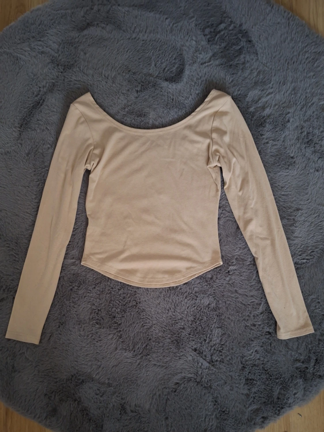 Beige långärmad topp från Dazy